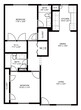 2 Bedroom 2 Bath Apartment