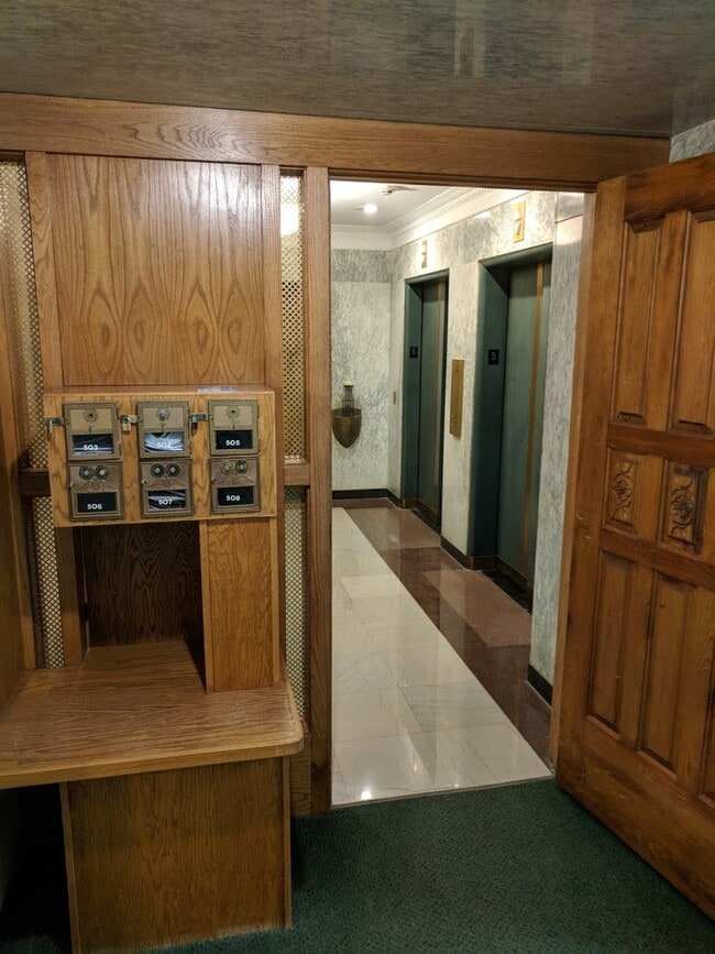 Mailbox and hallway - 128 N 13th St