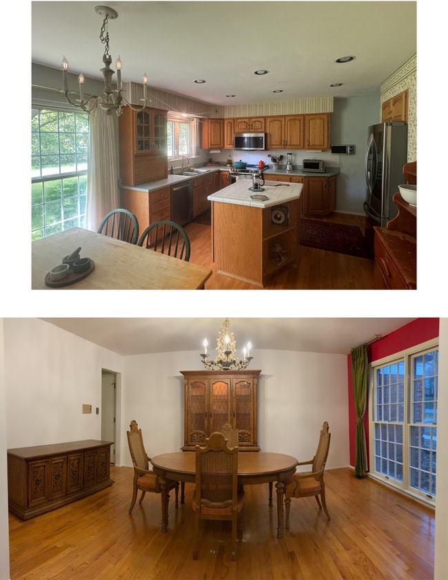 eat-in kitchen with updated stainless steel appliances & separate dining room - 14060 Agusta Dr