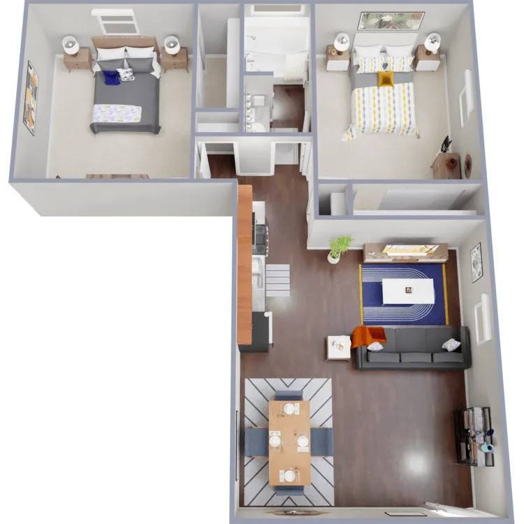 Floorplan - Green Mountain Apartments