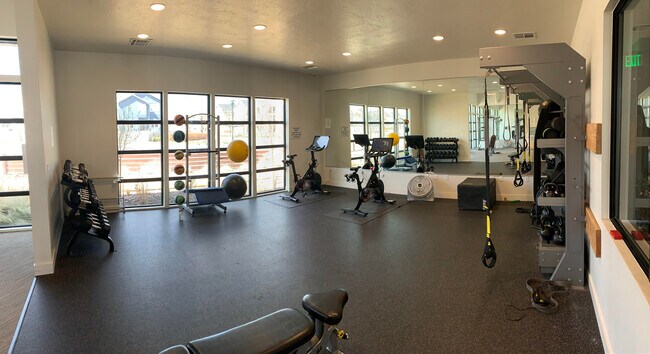 Club House Free Weights and Peleton - 666 N Emery Ln