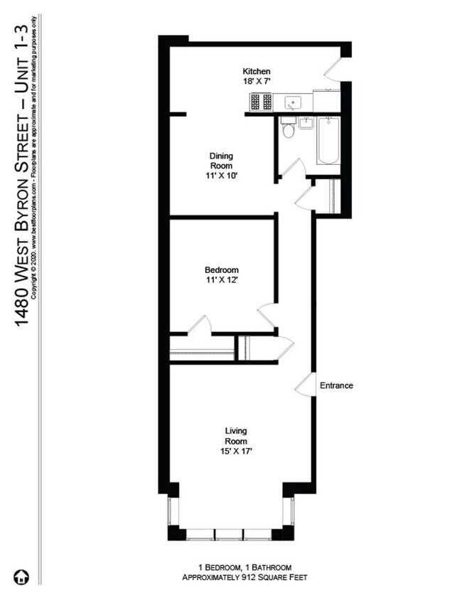 Foto del edificio - 1480 W Byron St