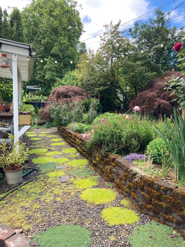 Really magical backyard with raised, mature flower bed - 5055 NE 87th Ave