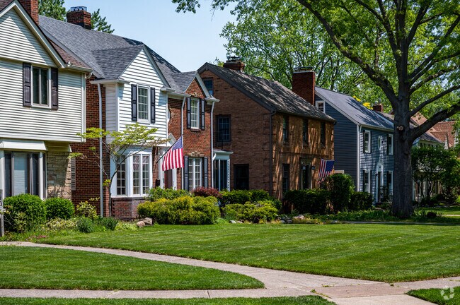 Coffinberry Estates in Fairview Park is known for its rows of Colonial homes.