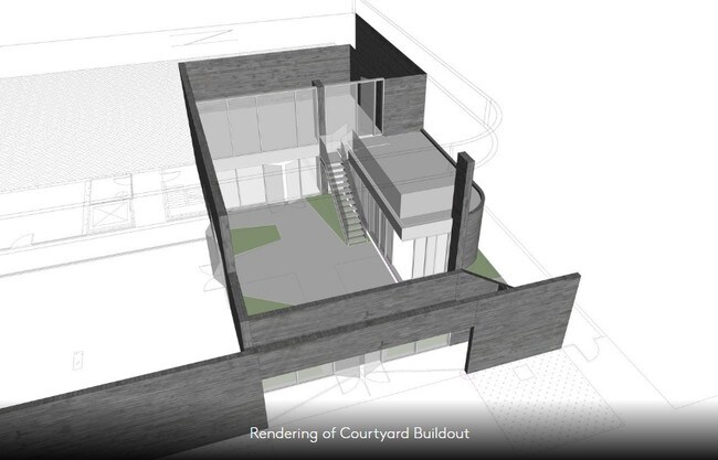 Representación de la construcción del patio - Rockwell at PCH