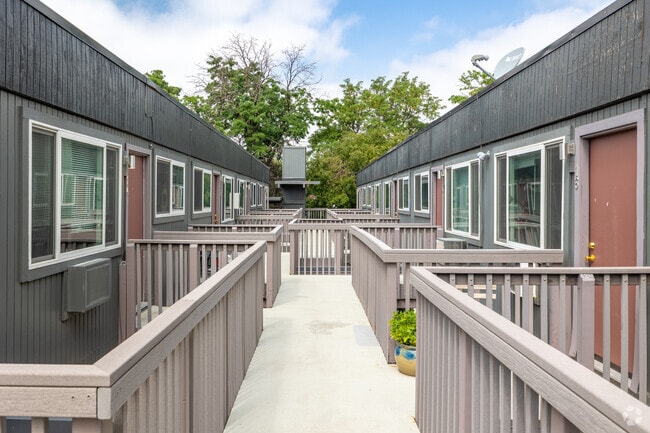 Upper Apartment Entrances - Mohawk Green Apartments