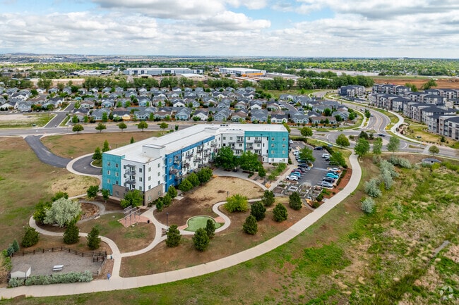 Aerial - Junegrass Apartments - Senior 62+ Community