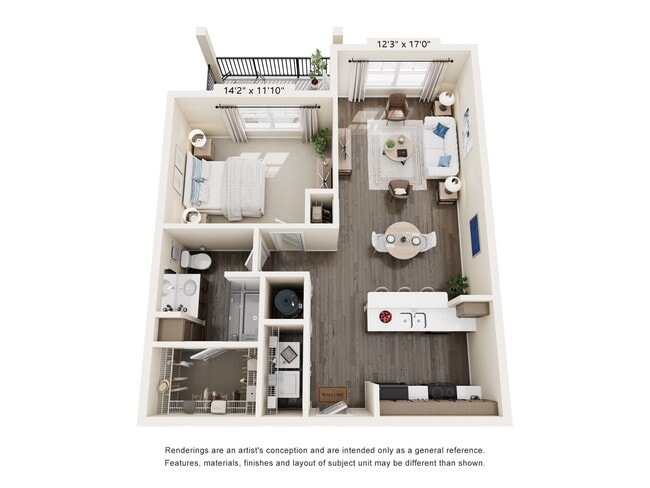 The Villas at Harbour Cove - 1 Bed, 1 Bath, 785 sq. ft. - THE VILLAS AT HARBOUR COVE