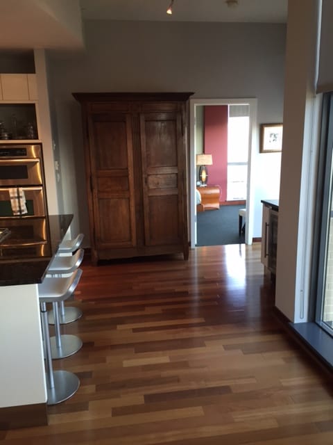 Looking to MBR From Kitchen - 1413 P St NW Apartment