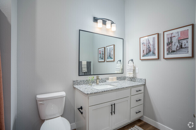 Tesla - 2BR,2BA - 1068SF - First Bathroom - The Edison at Maple Grove