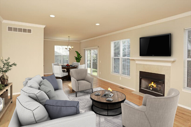 Living Room with Open Floor Plan - Trillium Village of Novi