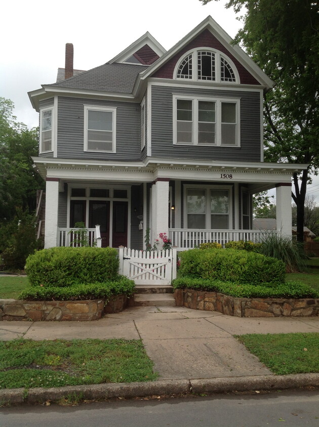 Front Facade of the building faces Gaines St. - 1508 South Gaines Street