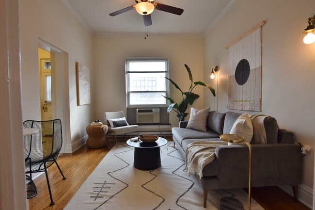 Living Room * Staged Apartment - Greystone Court
