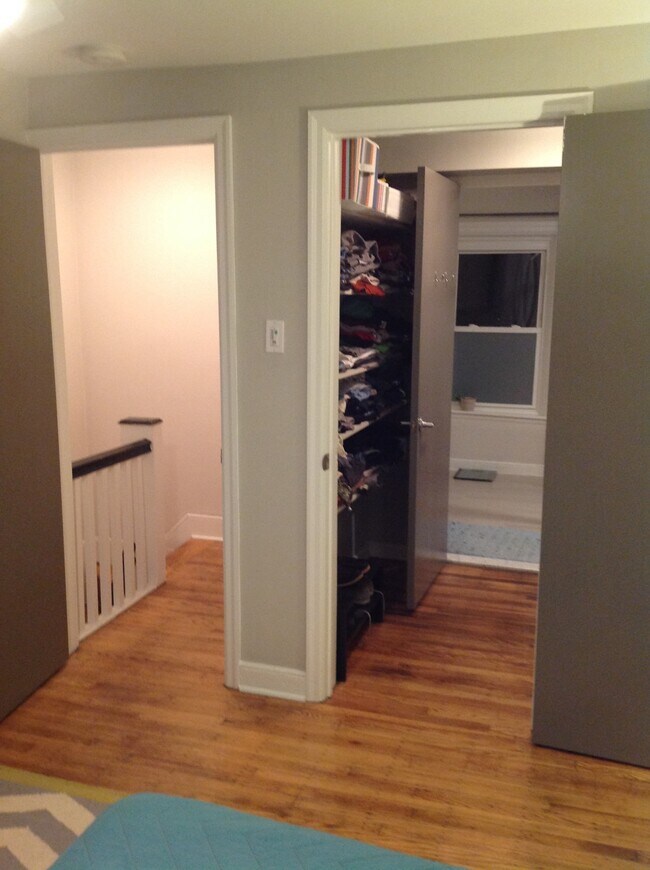 3rd floor master bedroom walk-in closet to master bathroom - 2202 Coral St