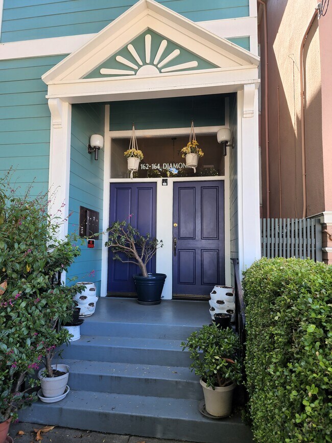 Entryway to 162-164 Diamond Street - 162 Diamond St