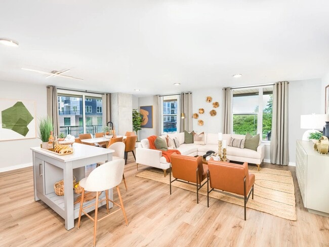 Oversized windows and open layouts fill your space with natural light. - Modera LoSo