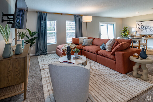 3BR, 2BA - 1,655SF-Living Room - North Pointe Residences