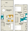 2 Bedroom 1.5 Bathroom