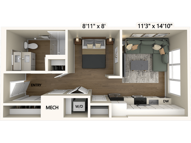Plano de planta - Avalon Quincy Adams