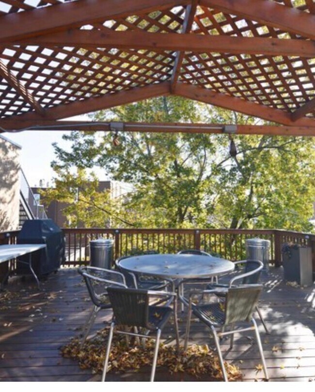 300 sq foot private rooftop deck - 1913 W Erie St