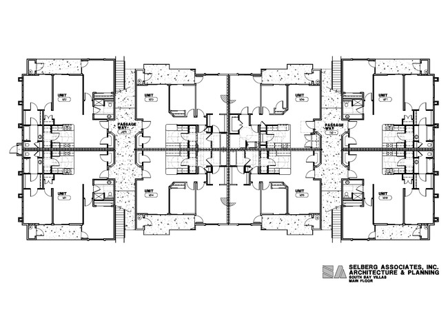 Plano de planta del 1° piso - South Bay Condominiums