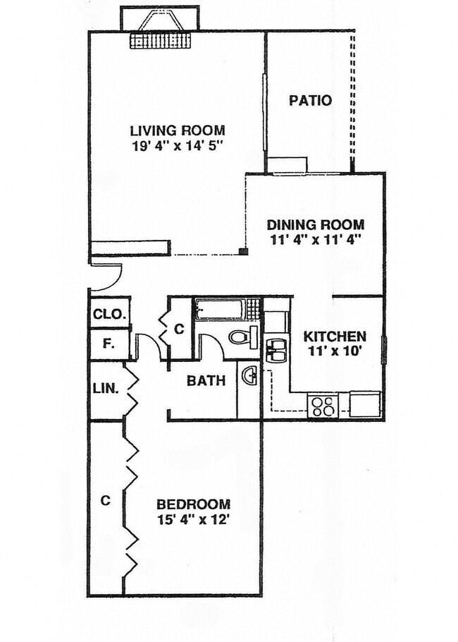 Interior Photo - Willow Creek