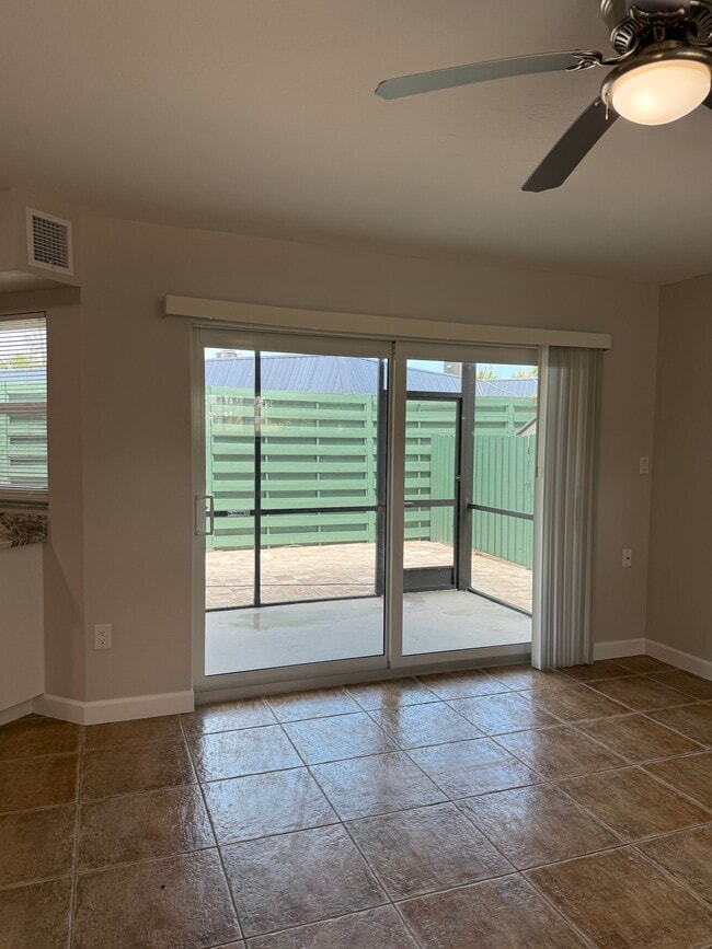 Private gated and screened patio. Pavers great for outdoor cooking. - 7006 Midnight Pass Rd