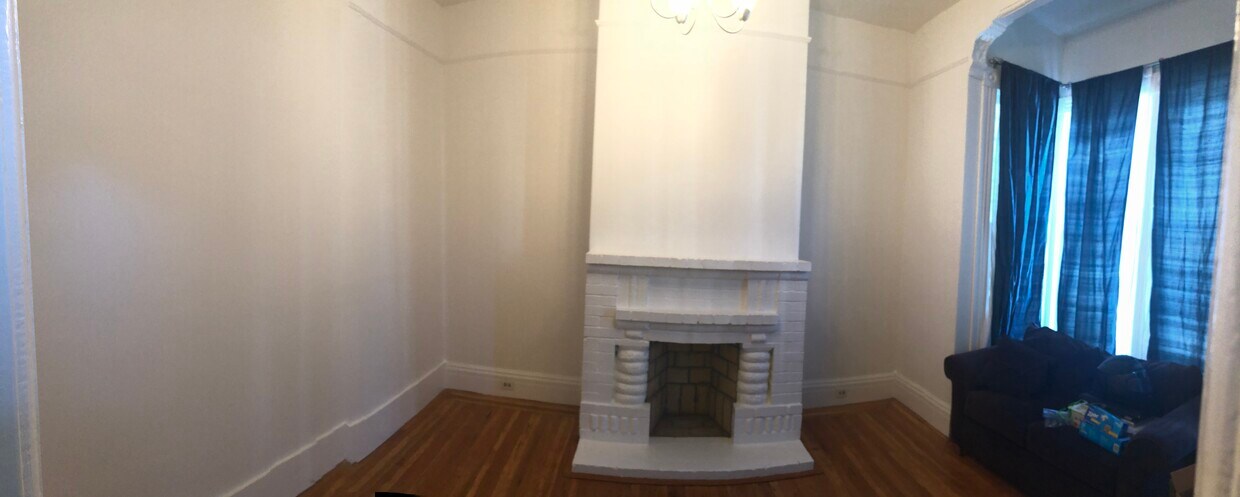 Decorative fireplace in bedroom 2: about 12 ft by 14 ft - 941 Capp St