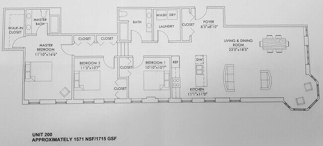 Diagrama/Diseño de la unidad NSQFT - 1548 119th St