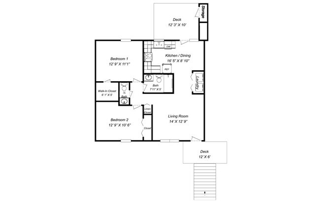 Foto del edificio - For Rent: 2BR, 1 1/2BA condo