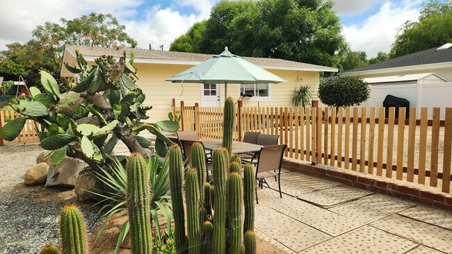 Apartment has its own fenced yard, suitable for most pets - 13427 Olive Tree Ln