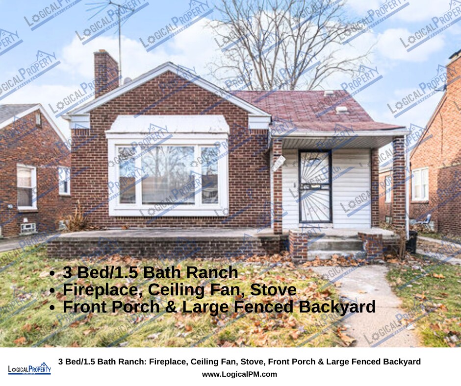 Primary Photo - 3/1.5 Rnch: Fireplace,Ceiling Fan,Stv,Frnt...