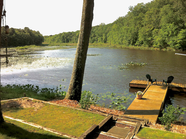 View of the private lake - 18 Holly Ln