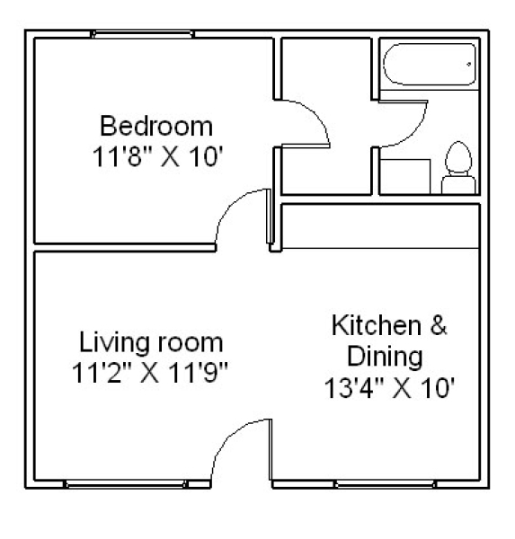 1BR/1BA - Colony Park Apartments