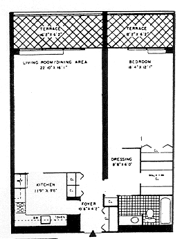 1BR/1BA - Horizon House