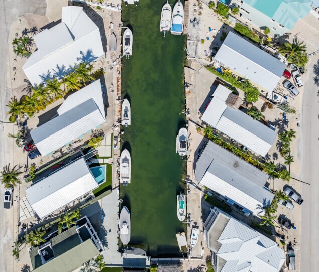 Residents experience waterfront bliss in the Keys.