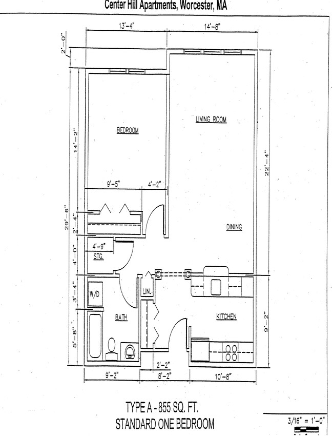 1BR/1BA - Center Hill Apartments