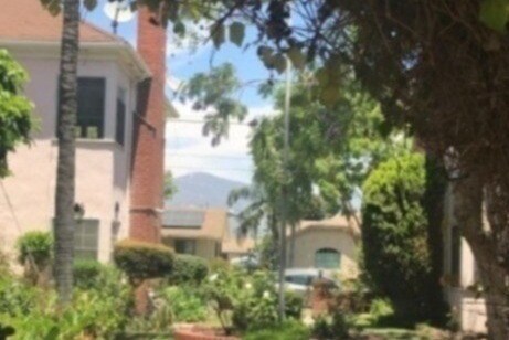 courtyard from back alley - 416 E Windsor Rd