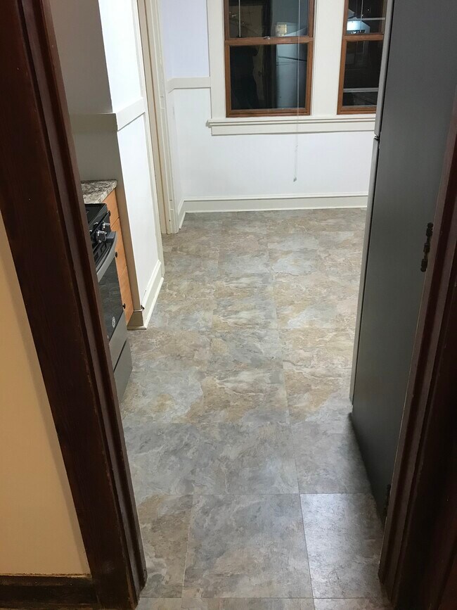 Luxury Vinyl Flooring in Kitchen and Bathroom - 2102 E Mifflin St