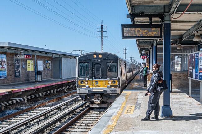 Floral Park commuters ride the Long Island Rail Road in both directions.