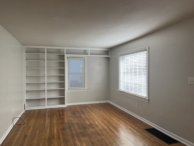 Living Rm with built in bookshelves - 1411 Chelsea Ave