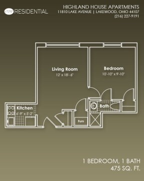 AIY Lakewood Area Apartments – RI 1 BD Large