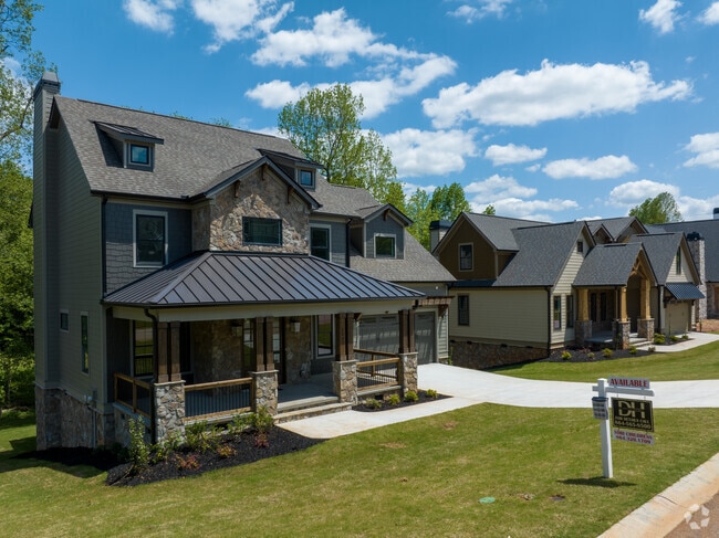 Boiling Springs offers luxury new homes on smaller lots.