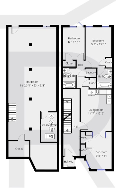 Floorplan - 1236 Halsey St