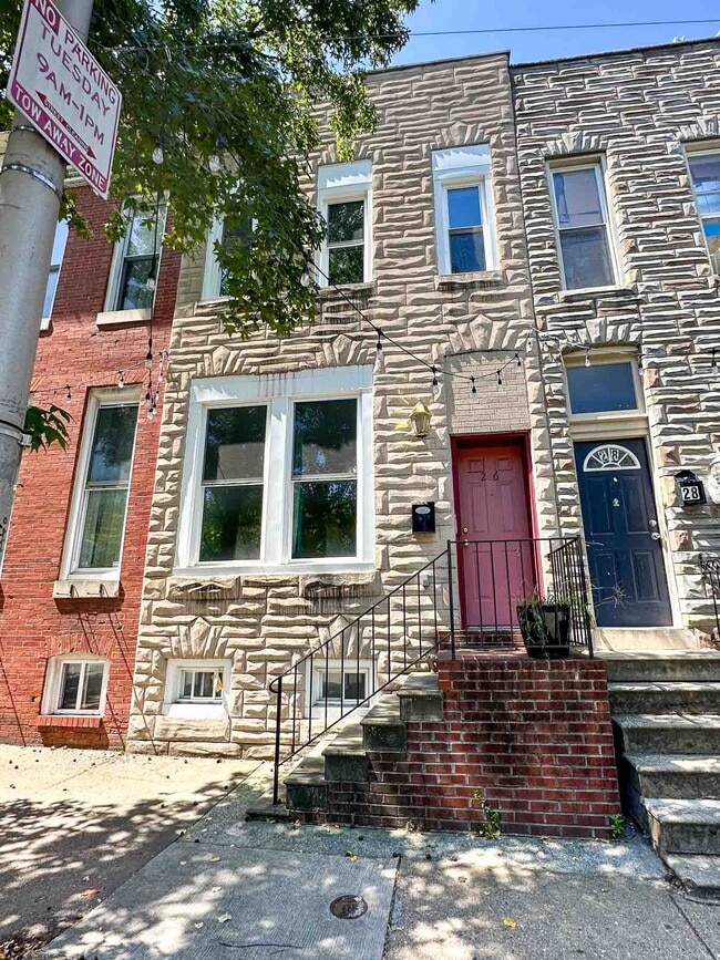 Front of home - 26 N Patterson Park Ave