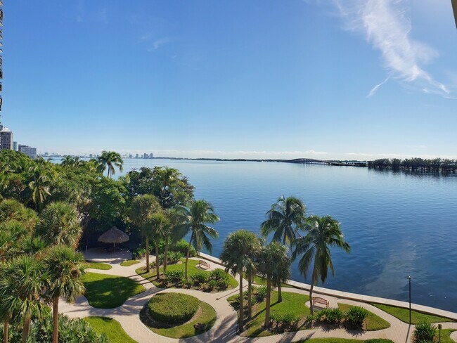 Daylight View from all rooms in Unit 18F - 2451 Brickell Ave