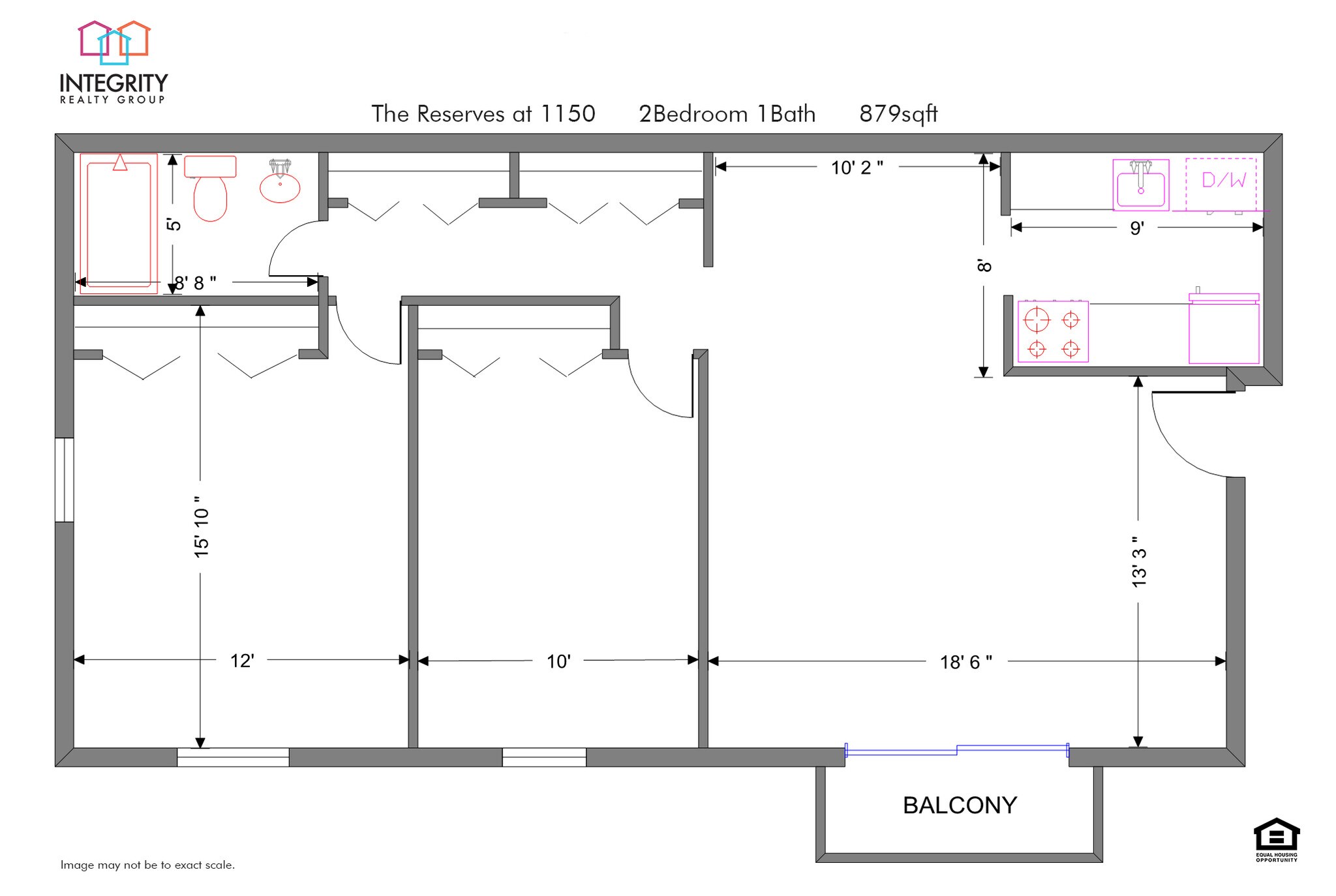Parma / Reserves at 1150 – 2 Bedroom 1 Bath Garden