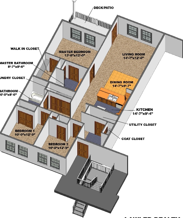 3br/2ba - Creekside Lane Apartments at Madison Barracks