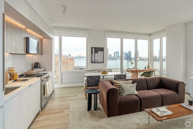 2BR, 2BA - Living Room - The East Apartments