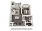 1BR/1BA - A1-A